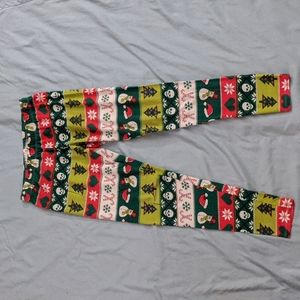 Skull and Christmas Pattern Leggings